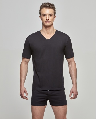 V-neck T-shirt Pure Cotton V-neck T-shirt Pure Cotton