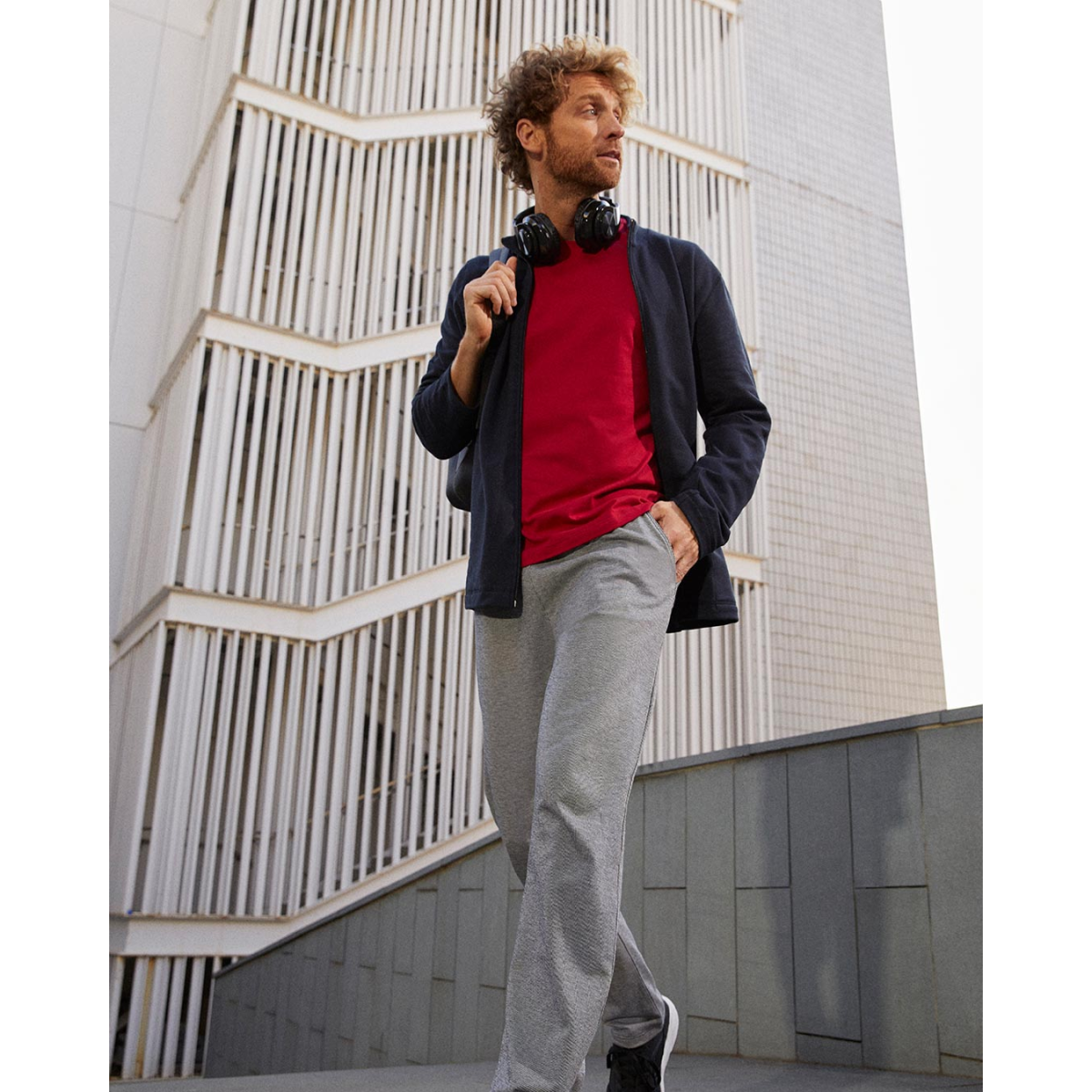 Pijama de hombre en algodón - N75-IM1551N7500-RD010 - IMPETUS